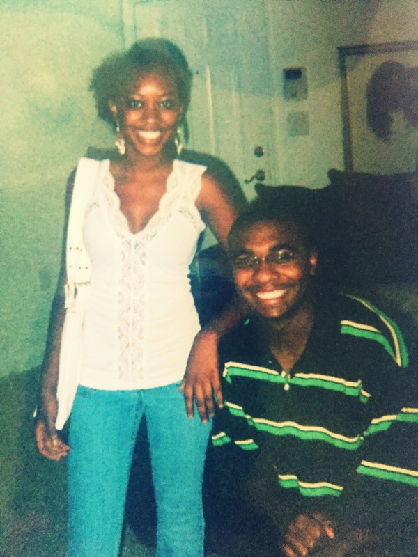 Sharita and Ashley as high school sweethearts